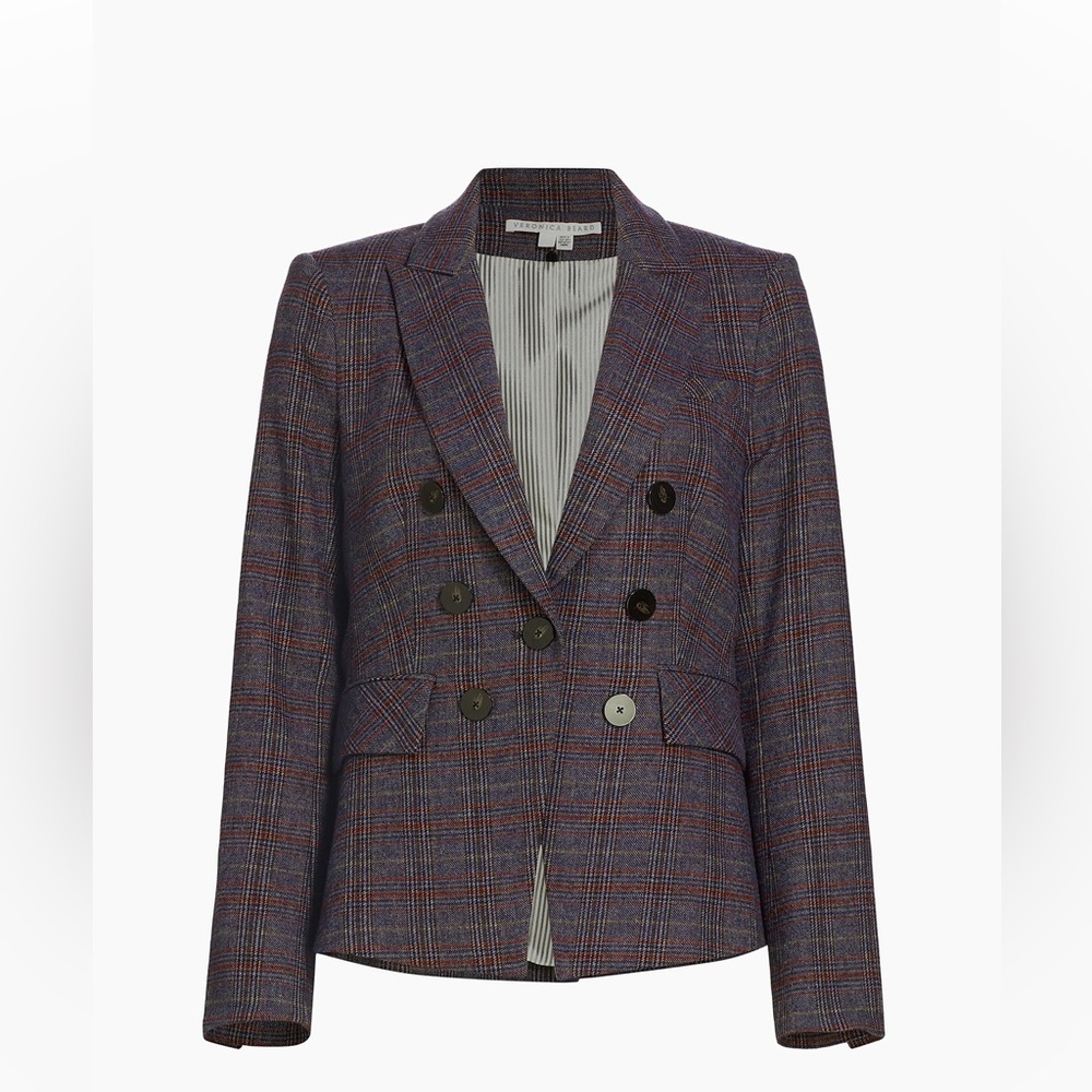 Veronica Beard

Pablah Plaid Wool-Blend Dickey Jacket